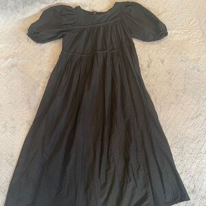 Black Natalie Martin dress.  Size XS. Light weight cotton with many details